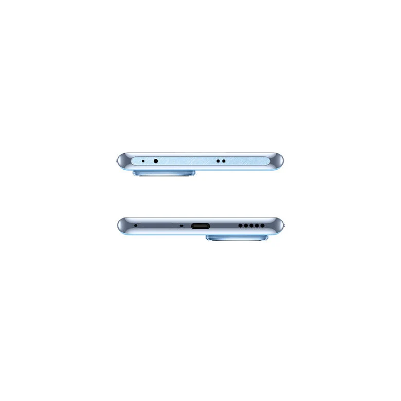 OPPO Reno Smartphone 5G, AI Tripla fotocamera 64+32+8MP, Selfie 32MP, Display 6.7" 120HZ AMOLED, 5000 mAh, RAM 8GB (Esp. fino 16GB) + ROM 256GB, [Versione Italia], Colore Ice Blue