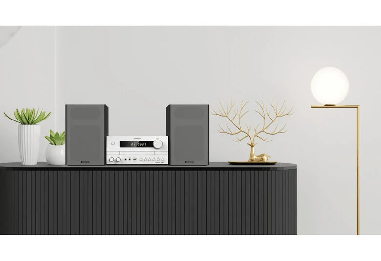 Kenwood M-822DAB Microsistema audio per la casa 50 W Nero, Bianco