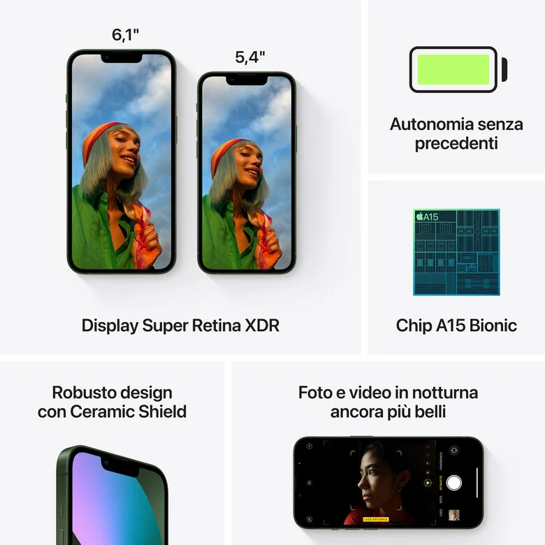 Apple iPhone 13 mini 128GB Verde