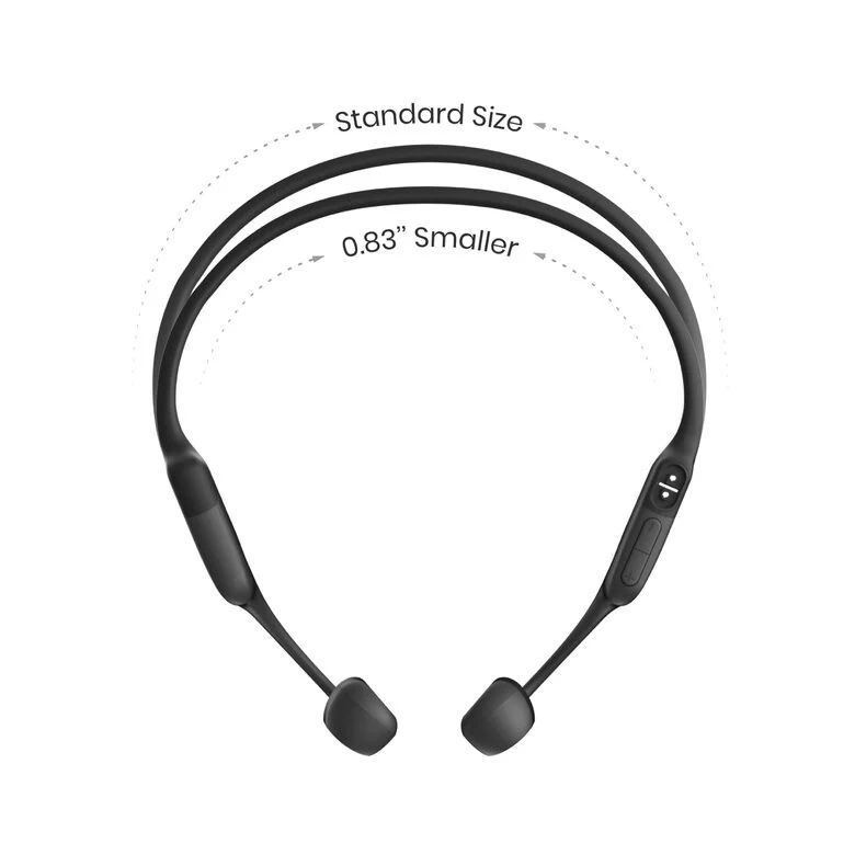 SHOKZ OpenRun Auricolare Wireless Passanuca Sport Bluetooth Nero