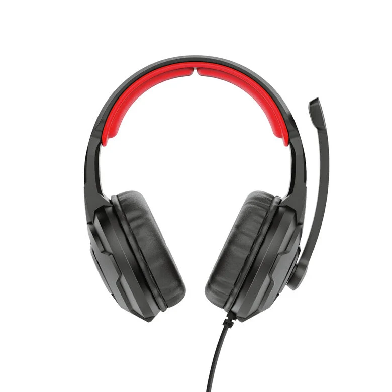 Trust GXT 411 Radius Auricolare Cablato A Padiglione Giocare Nero, Rosso