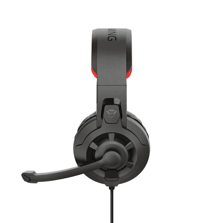 Trust GXT 411 Radius Auricolare Cablato A Padiglione Giocare Nero, Rosso