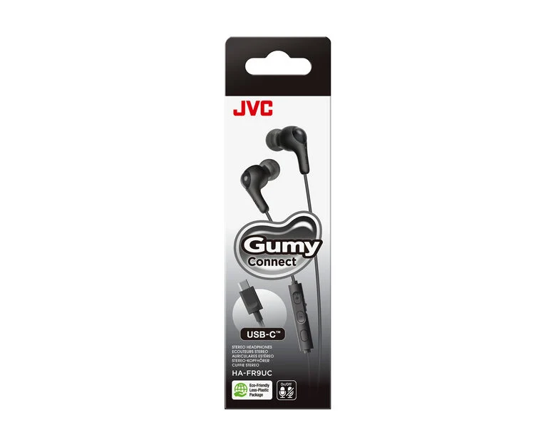 JVC HA-FR9UC Auricolare Cablato In-ear Musica e Chiamate USB tipo-C Nero