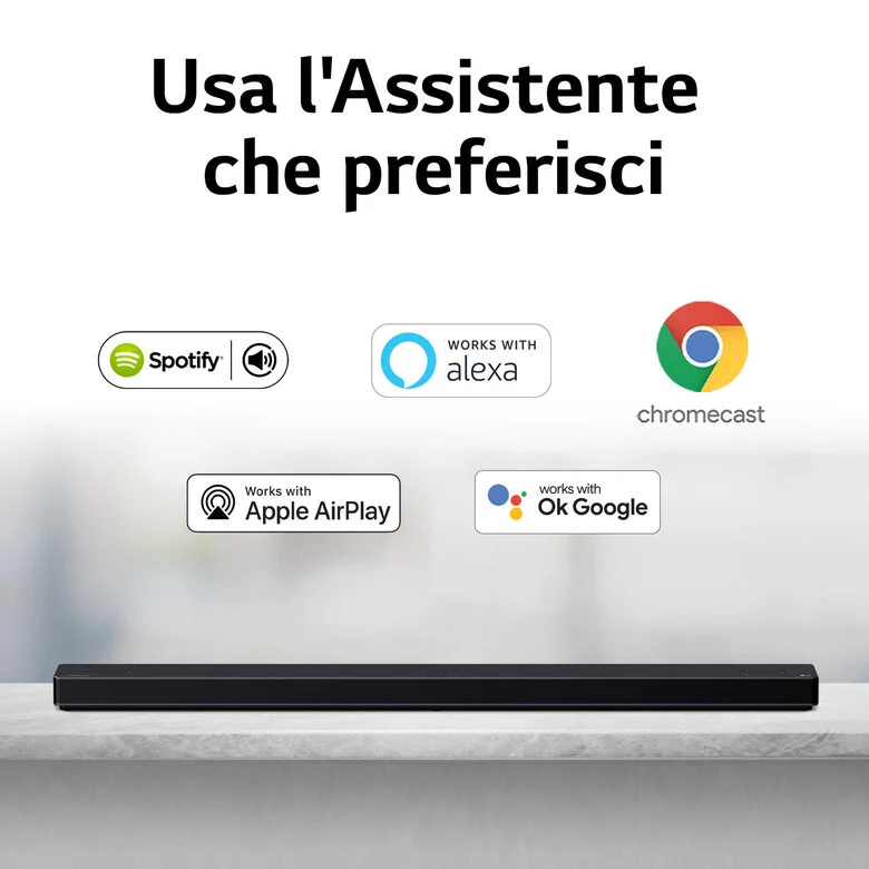LG SP9YA.DEUSLLK altoparlante soundbar Nero 5.1.2 canali 520 W