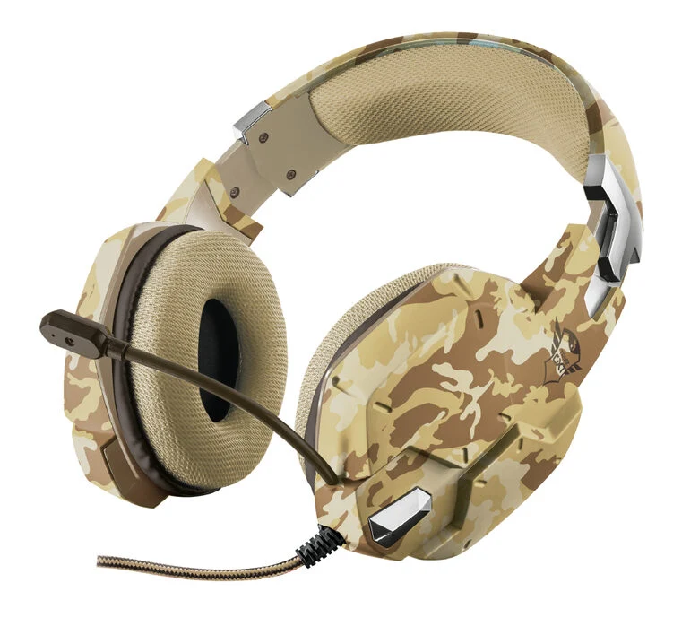 Trust GXT 322D Carus Auricolare Cablato A Padiglione Giocare Mimetico
