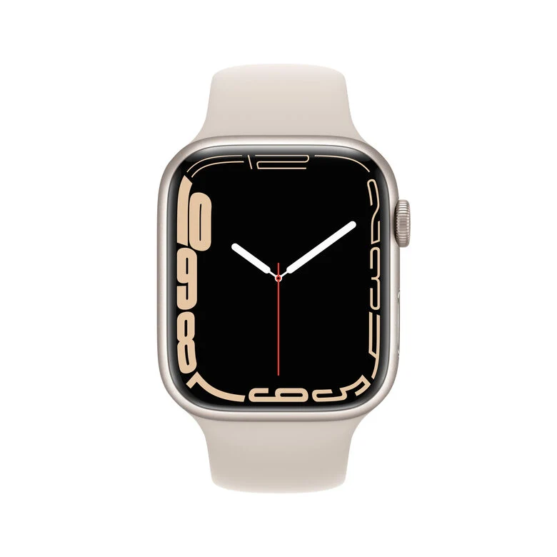 Apple Watch Series 7 GPS + Cellular, 45mm Cassa in Alluminio Galassia con Cinturino Sport Galassia