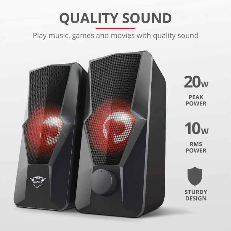 Trust GXT 610 Argus Nero Cablato 10 W