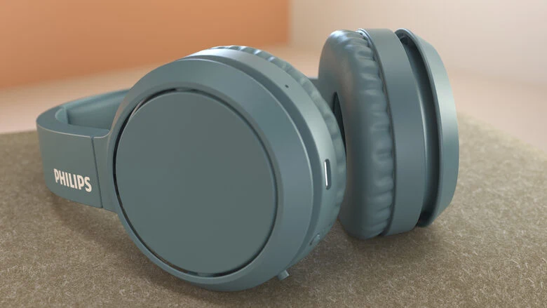 Philips 4000 series TAH4205BL/00 cuffia e auricolare Wireless A Padiglione Musica e Chiamate USB tipo-C Bluetooth Blu