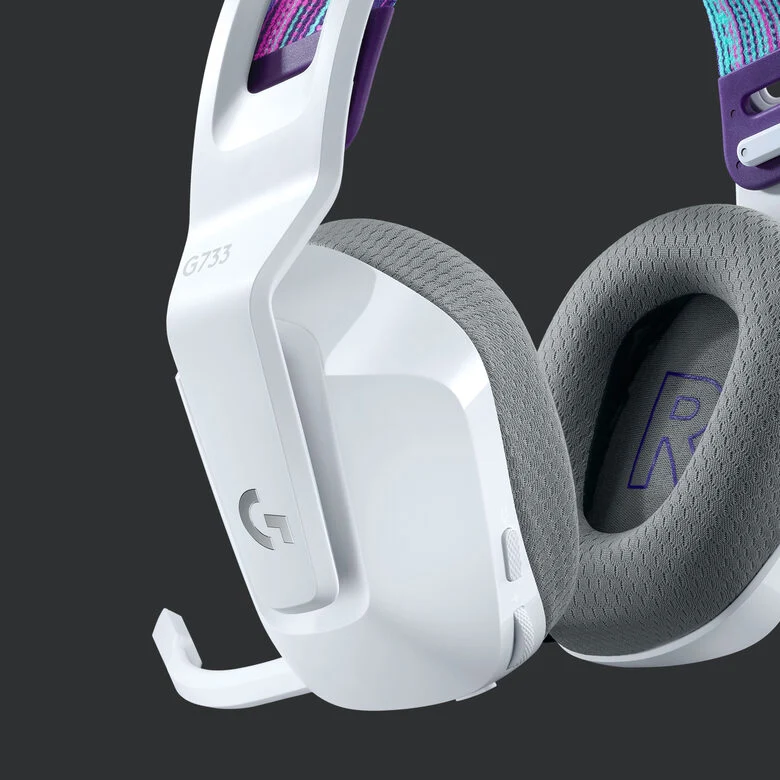 Logitech G G733 Wireless Headset Auricolare A Padiglione Giocare Bianco