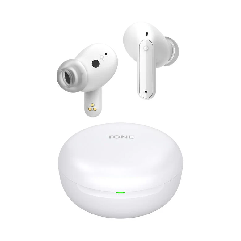 LG TONE Free FP5 - Cuffie True Wireless Bluetooth con ANC (Bianco)