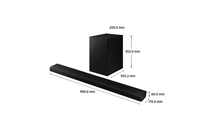 Samsung Soundbar HW-Q700A Nero 3.1.2 canali