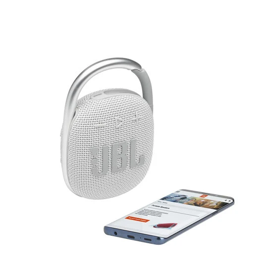JBL Clip 4 Altoparlante portatile mono Bianco 5 W