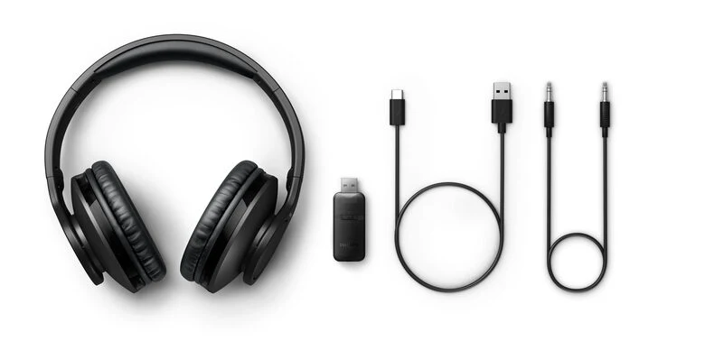 Philips 6000 series TAH6206BK/00 cuffia e auricolare Cuffie Cablato A Padiglione MUSICA Bluetooth Nero