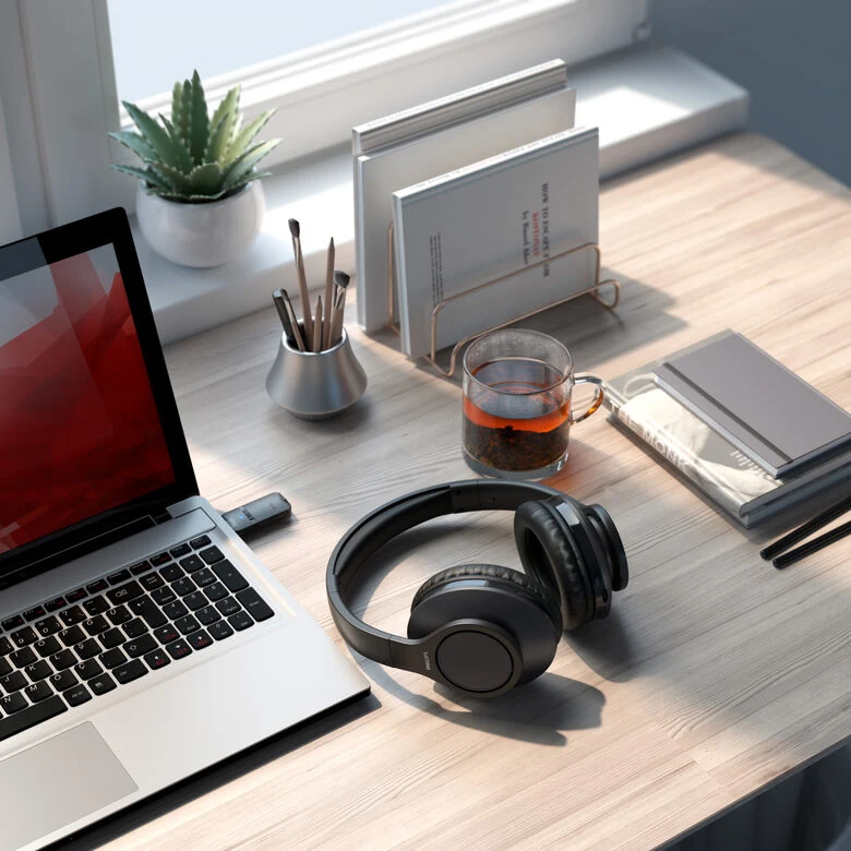 Philips 6000 series TAH6206BK/00 cuffia e auricolare Cuffie Cablato A Padiglione MUSICA Bluetooth Nero