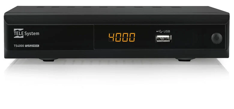 Telesystem TS4000 Combo Decoder Digitale terrestre / satellitare Full HD Nero