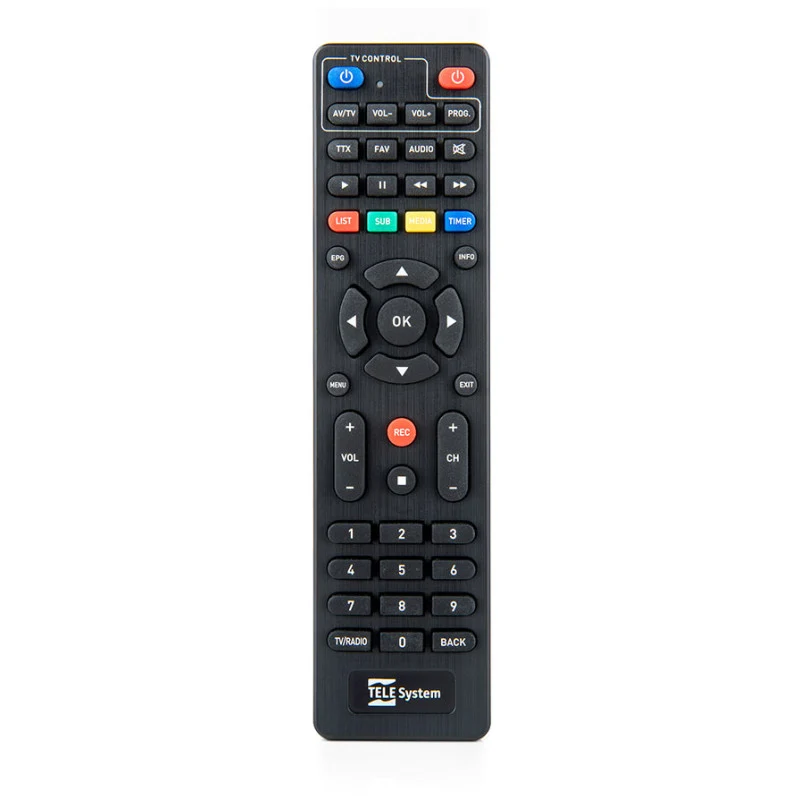 Telesystem TS4000 Combo Decoder Digitale terrestre / satellitare Full HD Nero