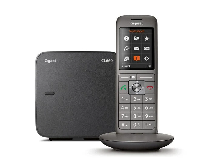 Gigaset CL660 Telefono analogico/DECT Identificatore di chiamata Antracite