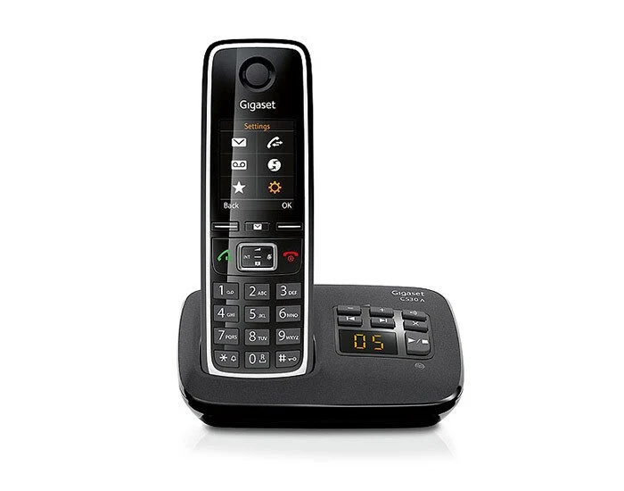 Gigaset C530A Telefono analogico/DECT Nero