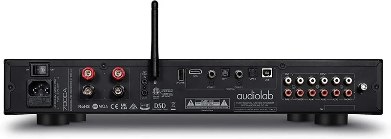 Audiolab 7000A Amplificatore integrato 110W , DAC ESS Sabre32 ES9038Q2M, Bluetooth