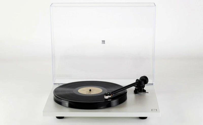 REGA Planar 1 BIANCO SATINATO Giradischi braccio RB110 e testina Carbon motore 24V