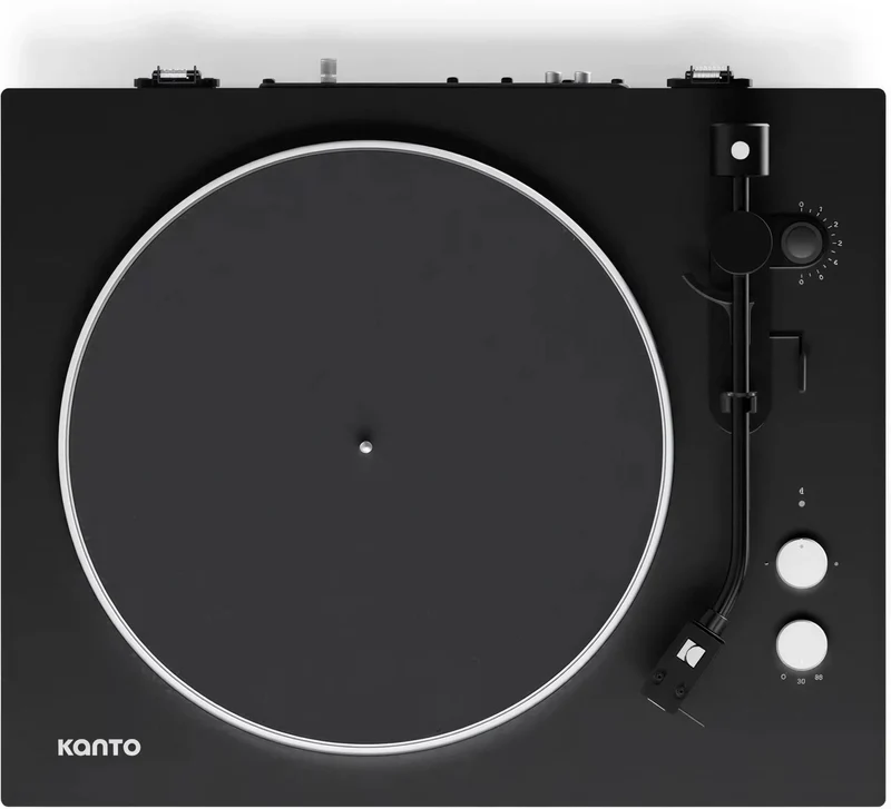 Kanto OBI3 (G2) Giradischi a cinghia, Testina Audio Technica AT3600L, Bluetooth 5.3. Start e auto Stop