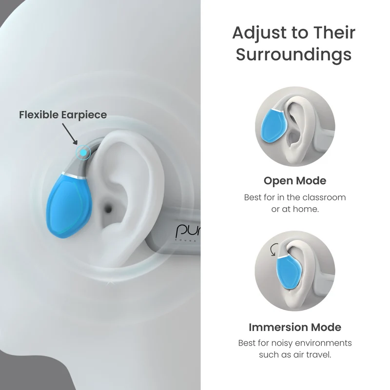 PuroFlex Kids Bone Conduction Headphones