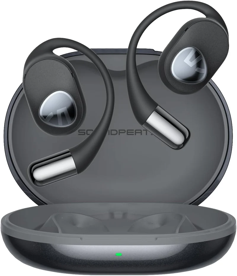 GoFree 2s Open-Ear Earhook Headphones with LDAC, 30H Playtime & 15.4mm Dual-Magnetic Drivers