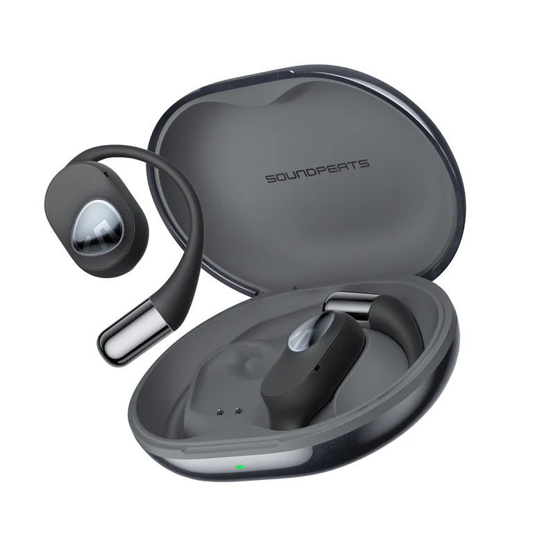 GoFree 2s Open-Ear Earhook Headphones with LDAC, 30H Playtime & 15.4mm Dual-Magnetic Drivers