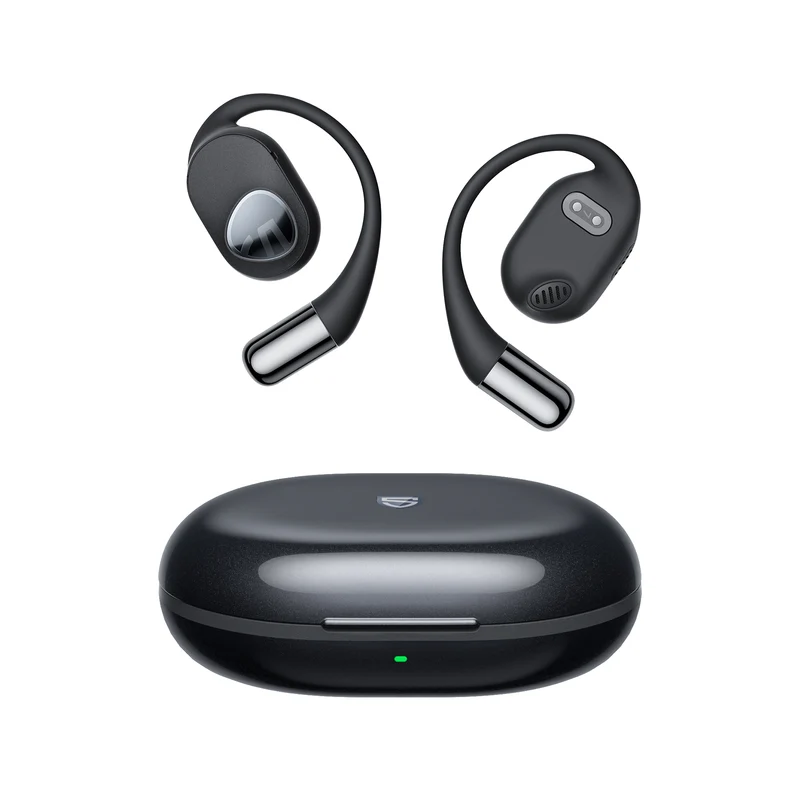GoFree 2s Open-Ear Earhook Headphones with LDAC, 30H Playtime & 15.4mm Dual-Magnetic Drivers