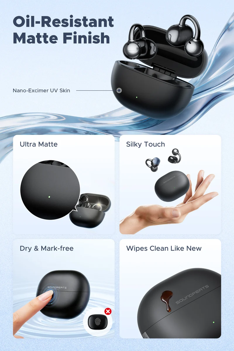 UU2 (POP Clip2) Clip-On Open Ear Earbuds