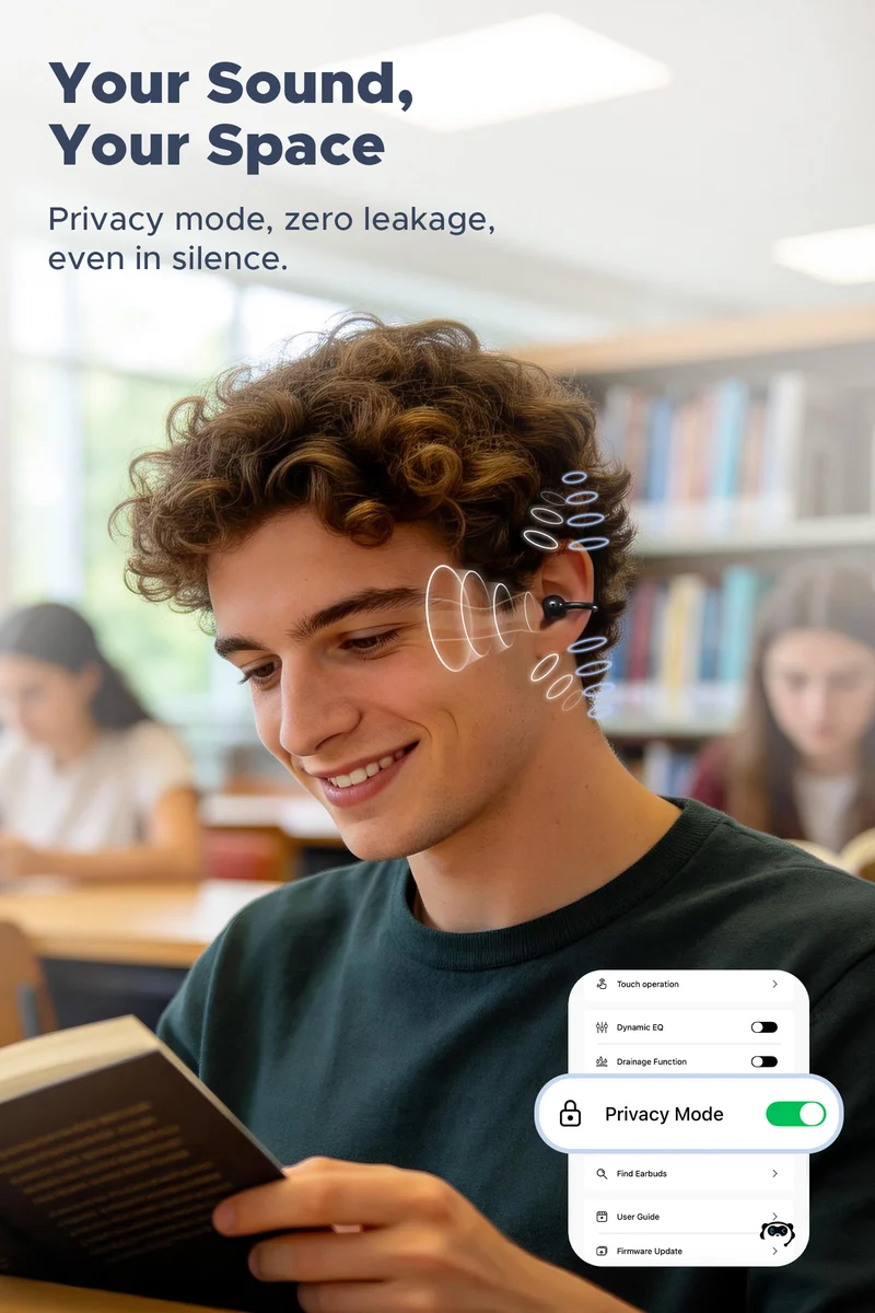 UU2 (POP Clip2) Clip-On Open Ear Earbuds