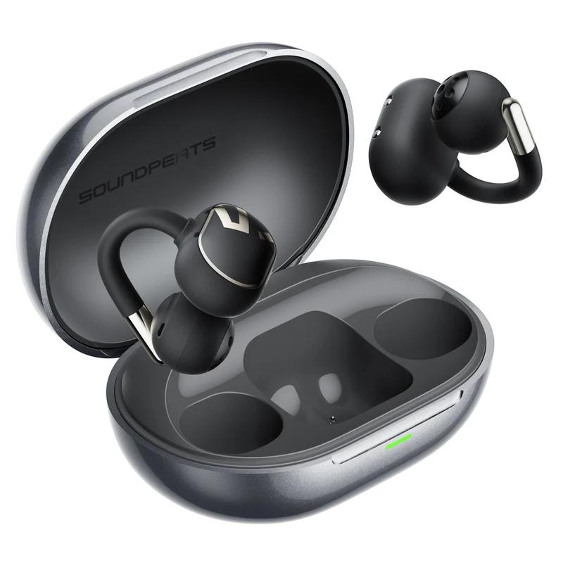 Clip1 Open-Ear Clip-On Earphones — Feather-Light Comfort, Deep Bass, Smarter Features