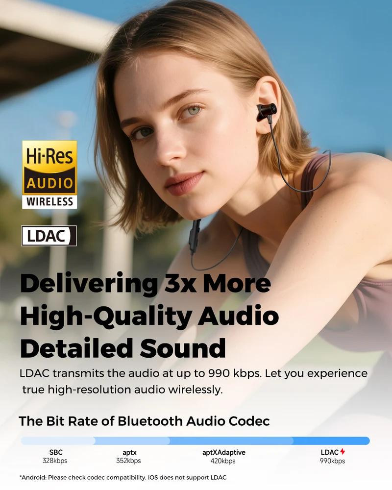 Q40 HD Neckband Sports Bluetooth Headphones
