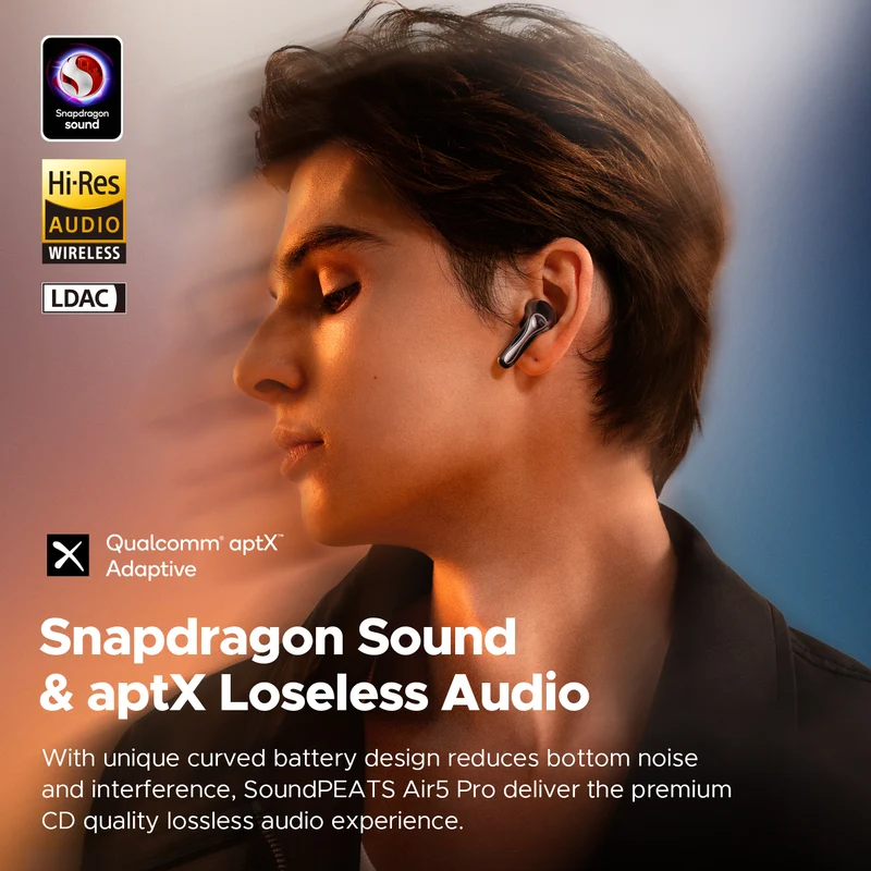Air5 Pro – True Wireless Hi-Res Earbuds with Adaptive ANC