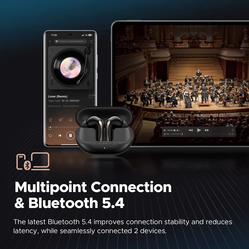 Air5 Pro – True Wireless Hi-Res Earbuds with Adaptive ANC