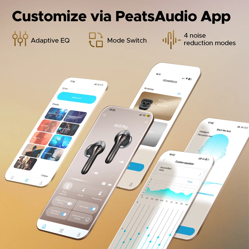 Air5 Pro – True Wireless Hi-Res Earbuds with Adaptive ANC