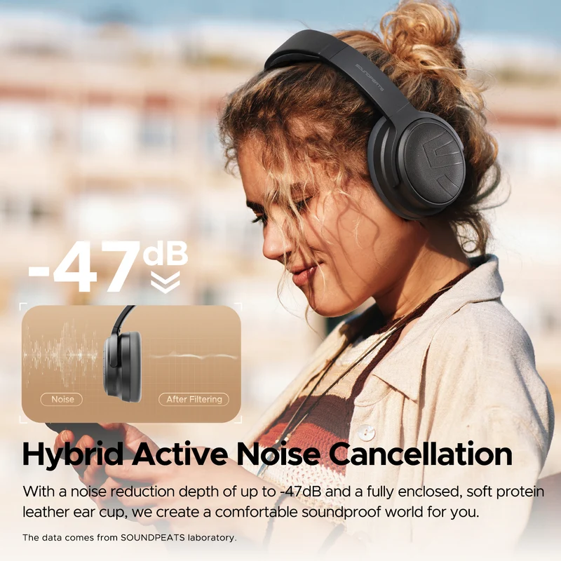 Space Pro Hi-Res Audio with LDAC and -47dB Hybrid ANC