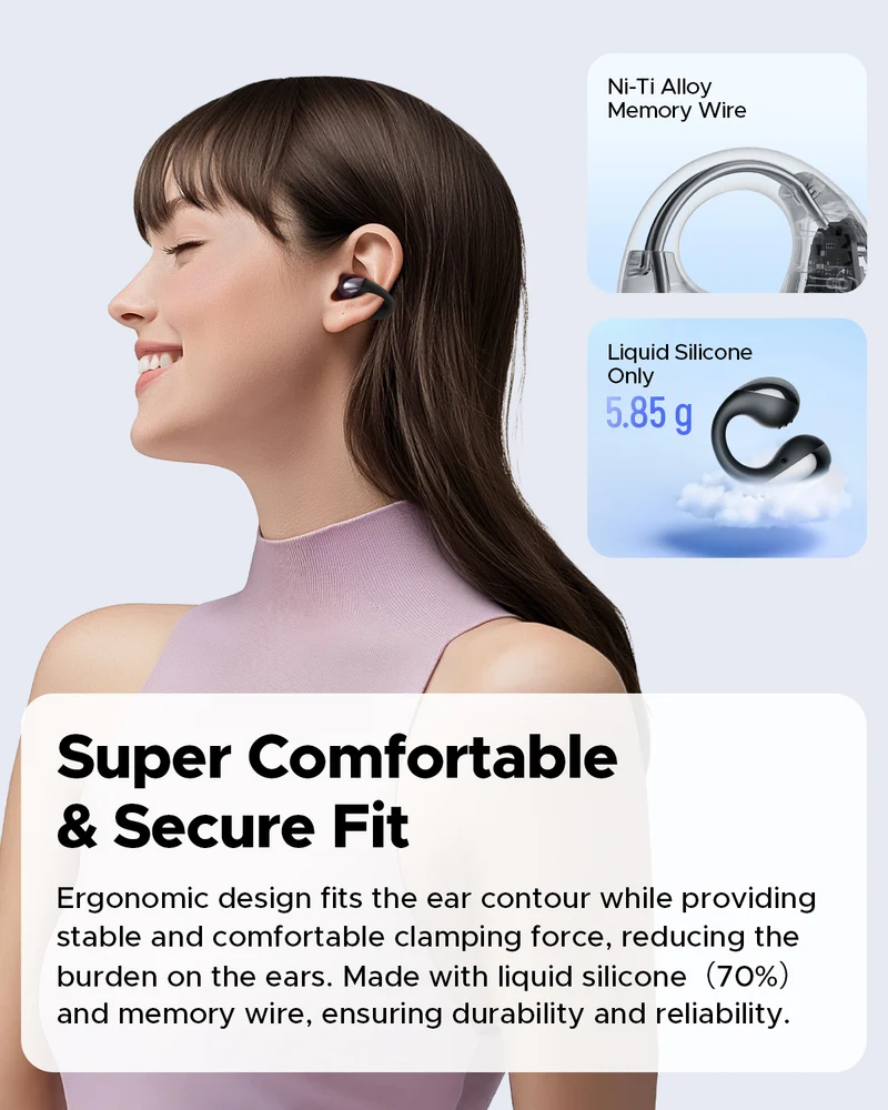 PearlClip Pro Open-ear Clip-on Earbuds
