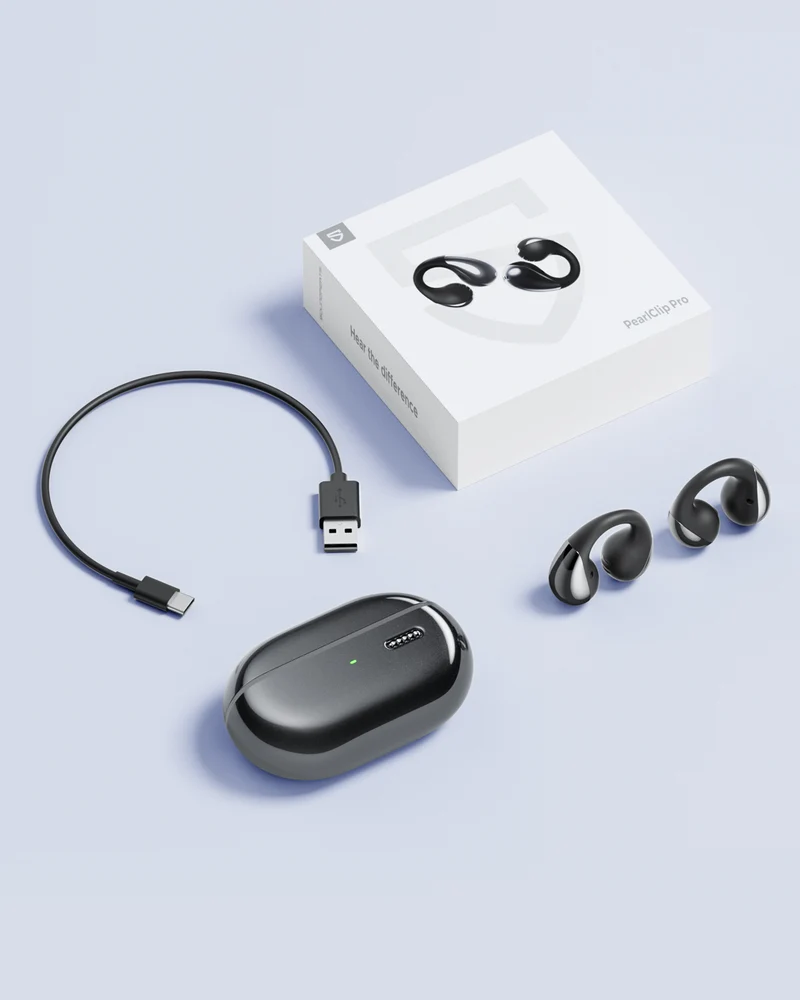 PearlClip Pro Open-ear Clip-on Earbuds