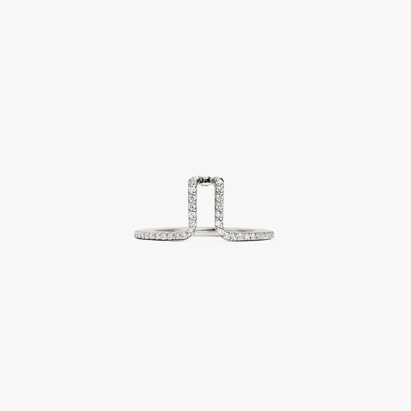 LIL Cover Ring - Silver Pavé