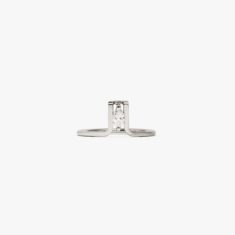 LIL Cover Ring - Gold Marquise