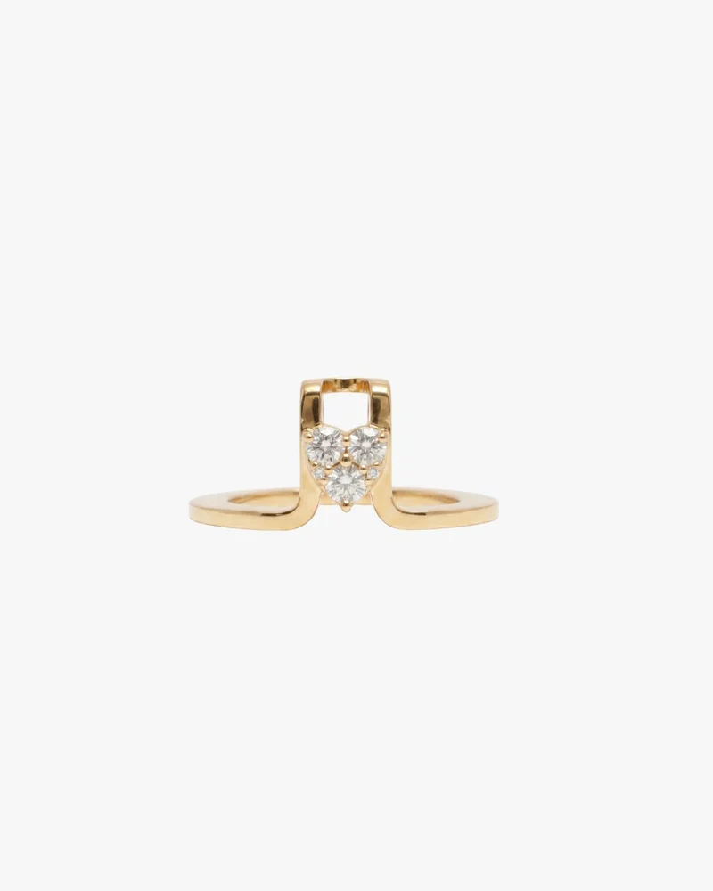 LIL Cover Ring - Gold Heart