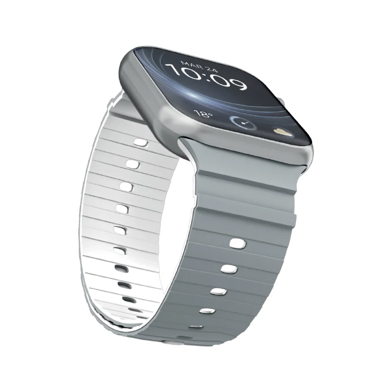 Cinturino di ricambio in silicone bicolore Blend per Apple Watch