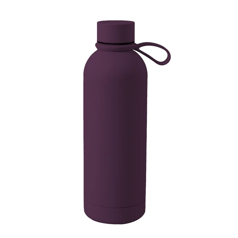 Borraccia termica ermetica “Hydro 7” da 750ml, in acciaio inossidabile, effetto soft-touch