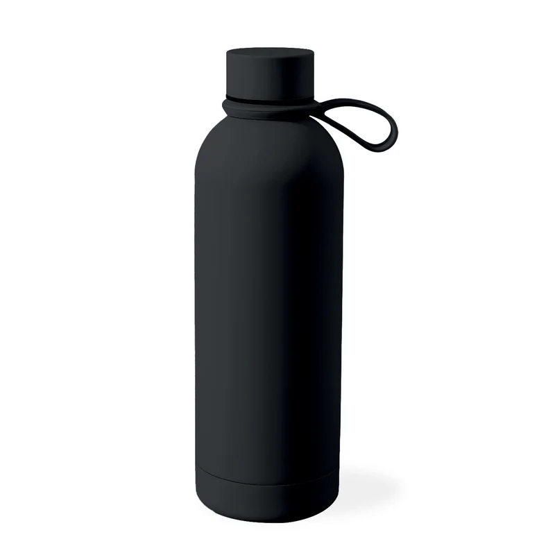 Borraccia termica ermetica “Hydro 7” da 750ml, in acciaio inossidabile, effetto soft-touch