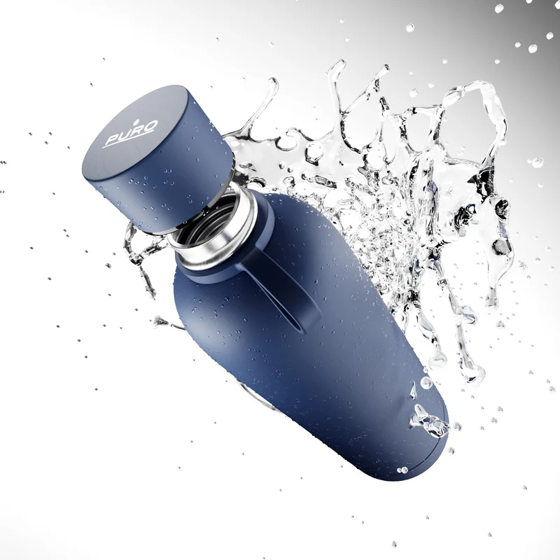 Borraccia termica ermetica 500ml “Hydro 5” in acciaio inossidabile
