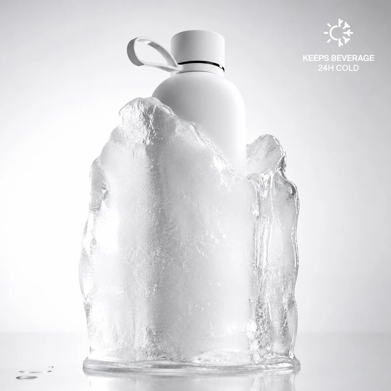 Borraccia termica ermetica 500ml “Hydro 5” in acciaio inossidabile