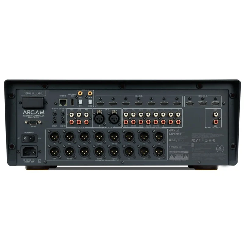 Arcam AVP45 Preamplificatore/Processore AV a 9.1.6. Dolby Atmos, Dolby True HD, Atmos Height Virtualisation, DTS:X
