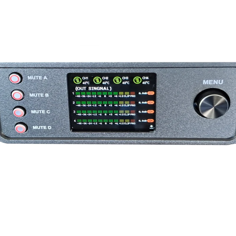 Master Audio DX3504DSP Amplificatore digitale 14.700W RMS da 4 canali con DSP