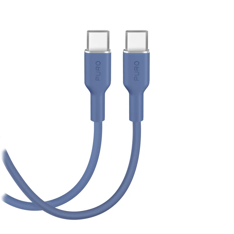 Cavo di ricarica e sincronizzazione Soft da USB-C a USB-C, 1,5m